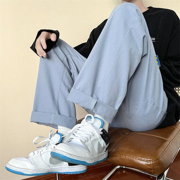 Aidase  Y2k Streetwear Cargo Pants Baggy Pants  Casual Korean Fashions Sweatpants Harajuku White Joggers Wide Leg Pants Ins aidase-shop